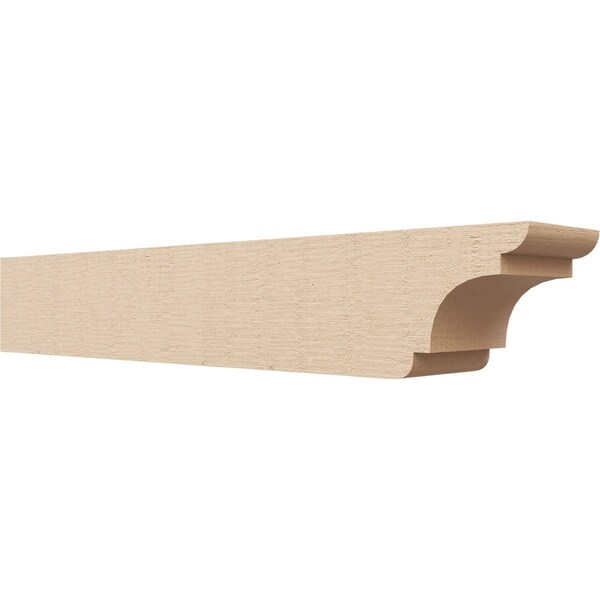 Ekena Millwork 4in. W x 4in. H x 24in. L New Brighton Woodgrain TimberThane Rafter Tail, Primed Tan RFTUR04X04X24NEBRCPR - main